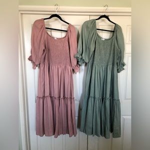Ivy City Co Summer Dress 2x xxl. Lot of 2